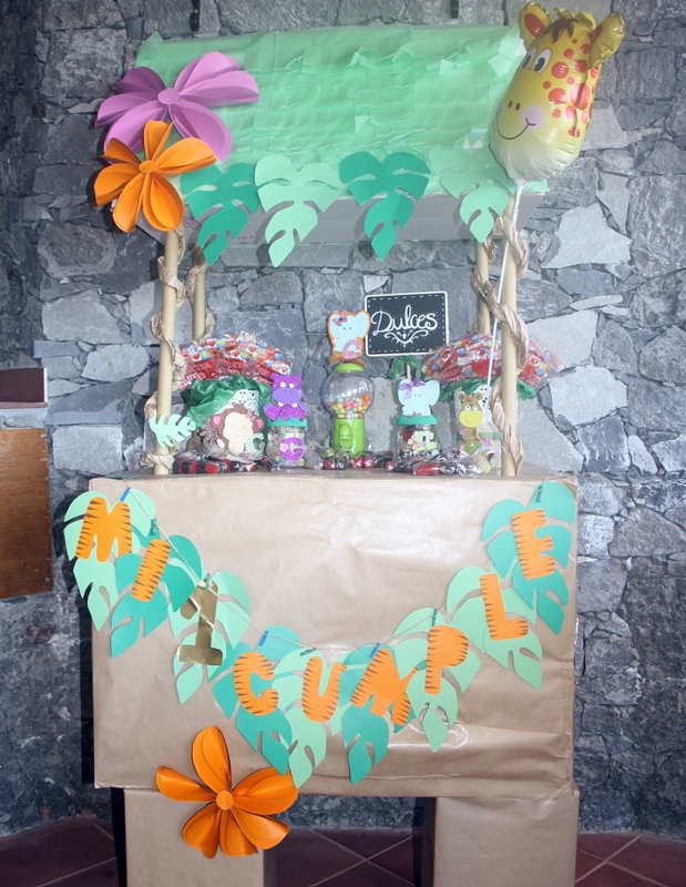 decorar carrito de golosinas fiesta de cumpleaños