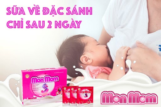 [Combo 4 Hộp] Cốm Lợi Sữa Monmom + Tặng 1 Tinh Dầu MonCare + 1 Hộp Monmom