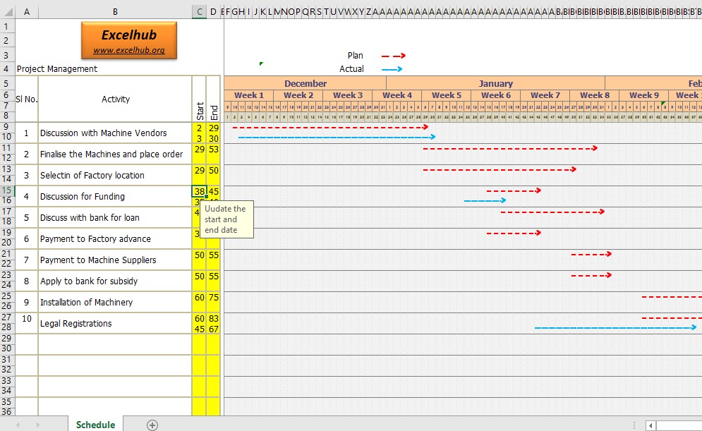simple project management dashboard in excel excelhub excel project management dashboard