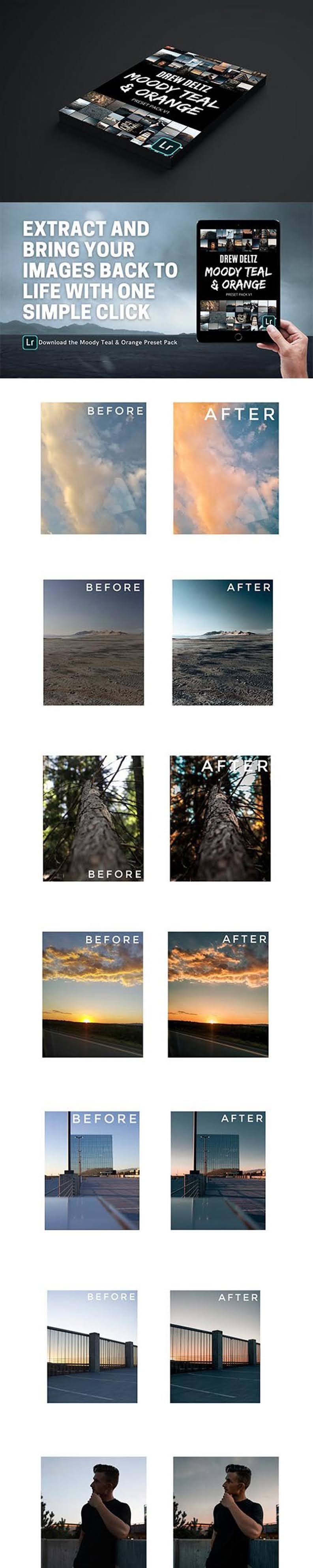 CreativeMarket - Lightroom Mobile Moody Teal & Orange 5972019 2 kkjkjkjk
