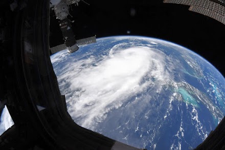 Ο τυφώνας Laura από τον διεθνή διαστημικό σταθμό 