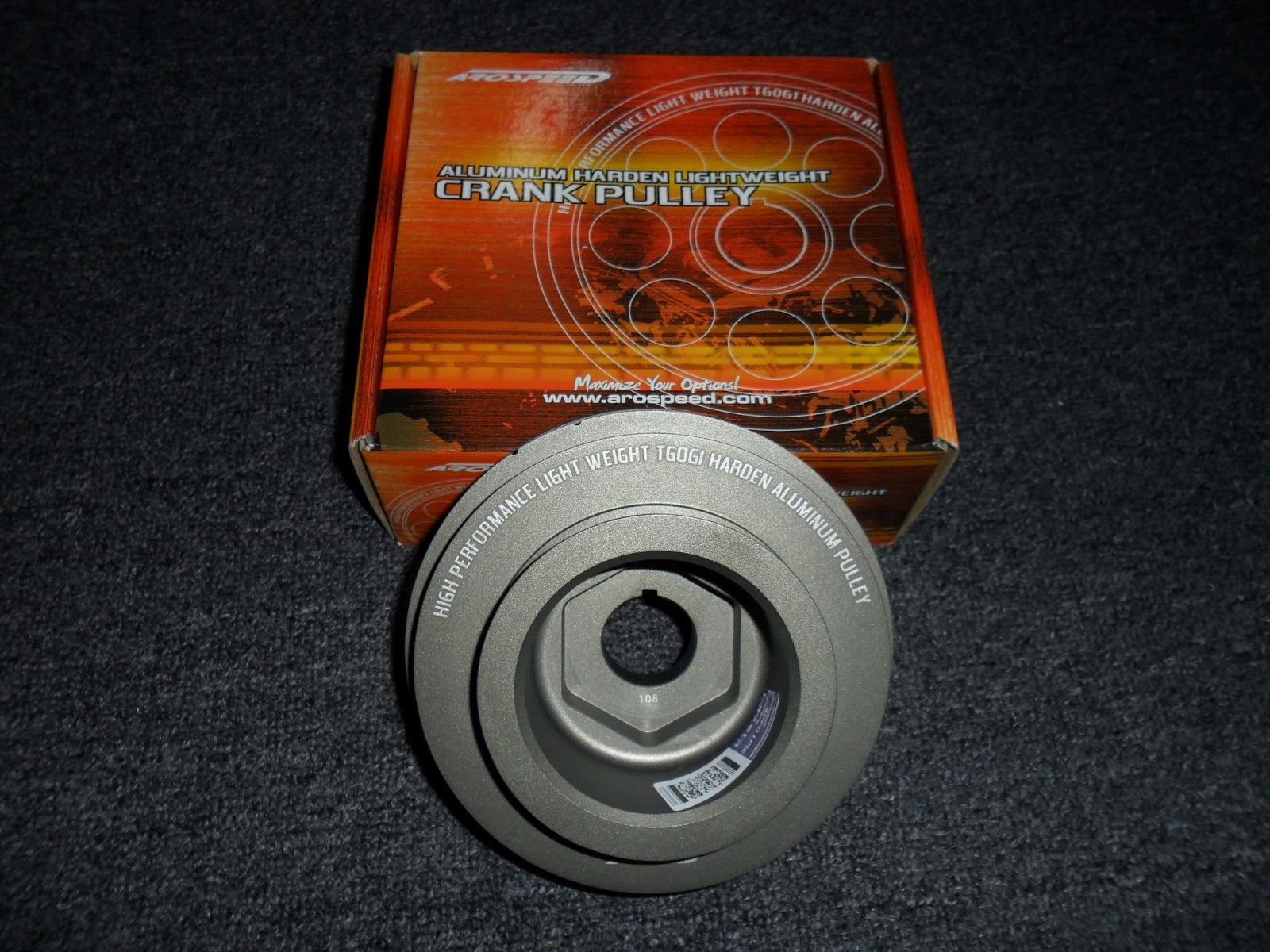 TOPSOUND PERFORMANCE AROSPEED Crank Pulley Honda B16 VTEC