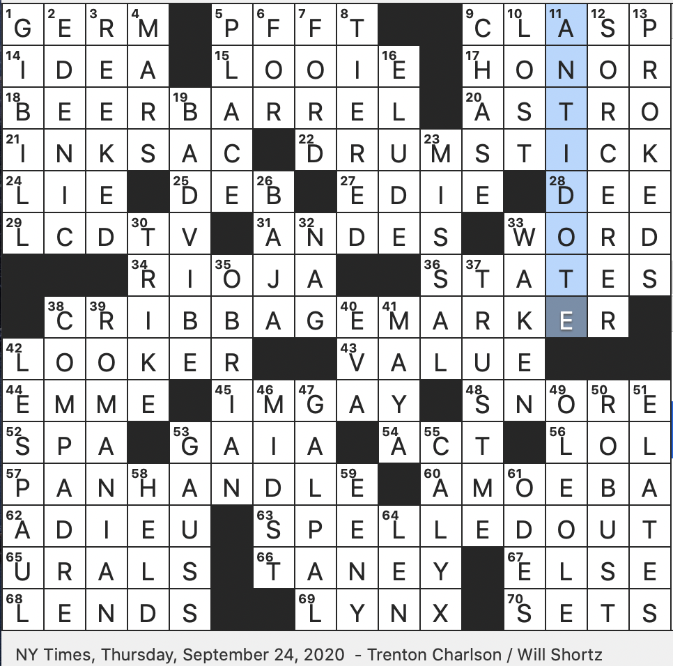 Rex Parker Does the NYT Crossword Puzzle