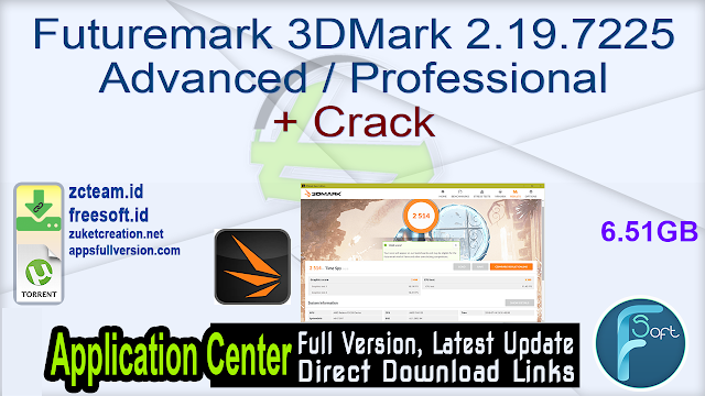 Futuremark 3DMark 2.19.7225 Advanced / Professional + Crack_ ZcTeam.id