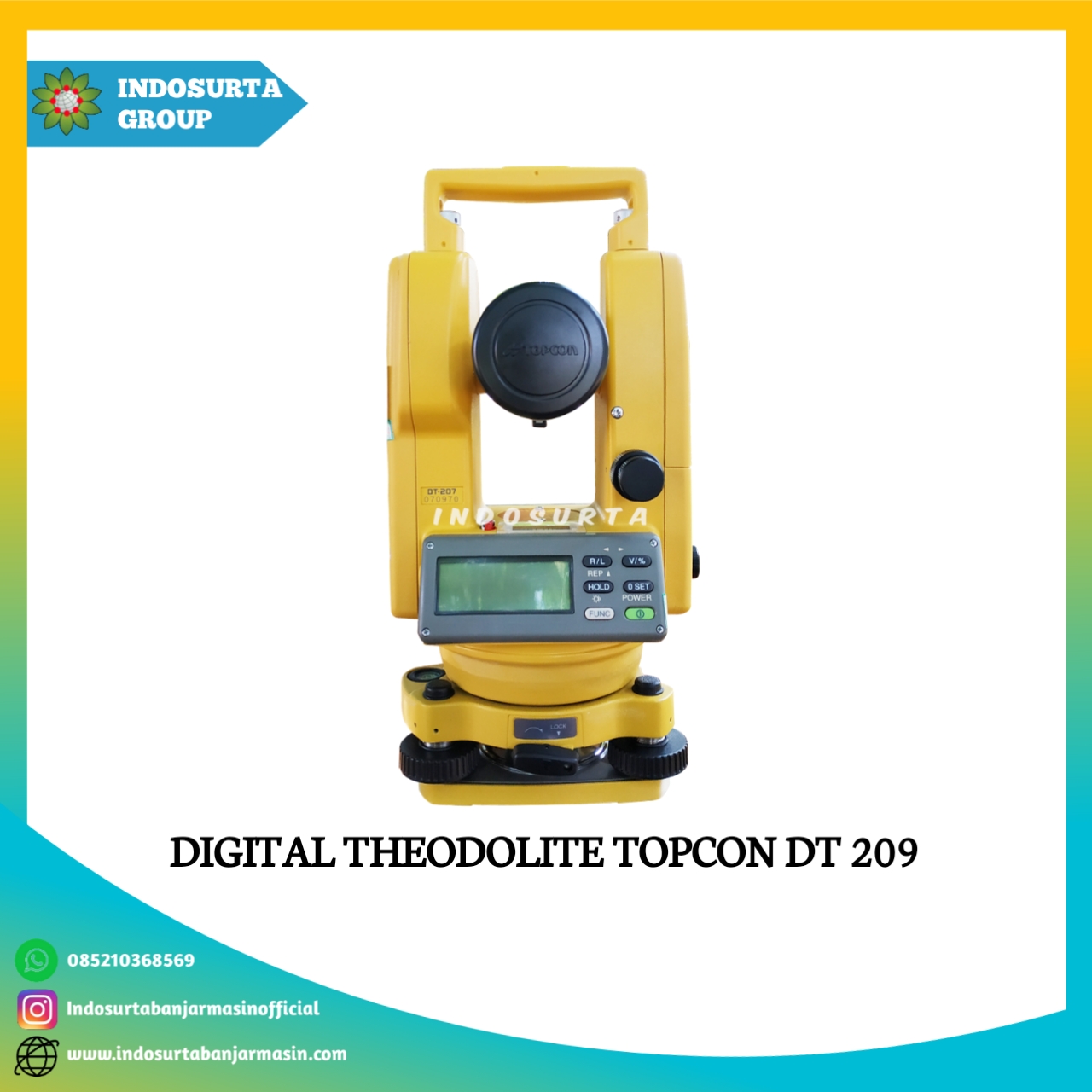 Digital Theodolite Topcon DT-209