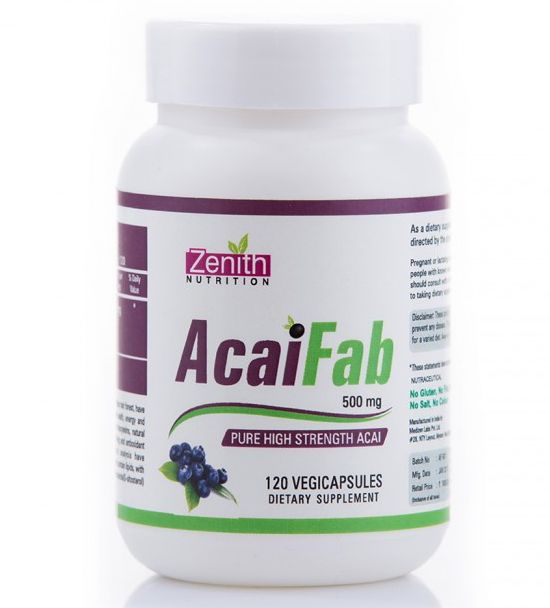 Zenith Nutrition AcaiFab Organic Capsules Review