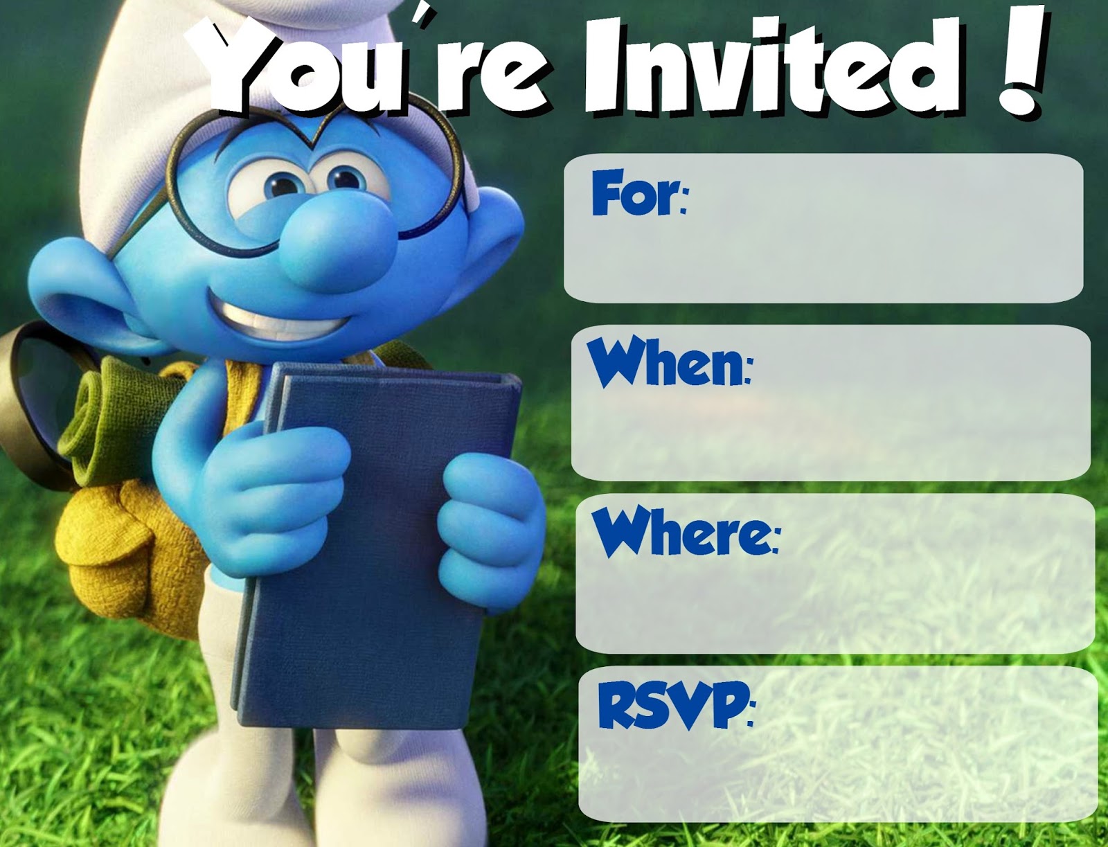 musings-of-an-average-mom-smurfs-the-lost-village-invitations