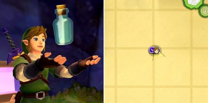 薩爾達傳說 禦天之劍 HD (Zelda Skyward Sword) 空瓶子分佈位置與收集攻略