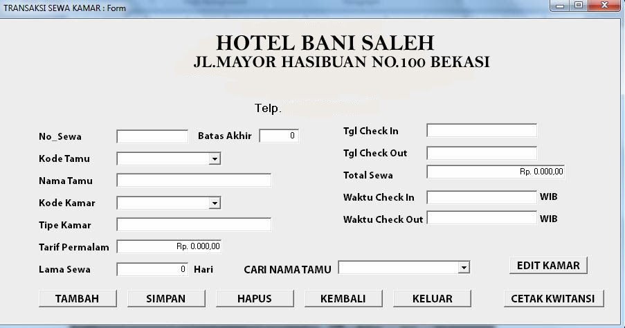 Ralds Blog Sistem Informasi Pada Hotel