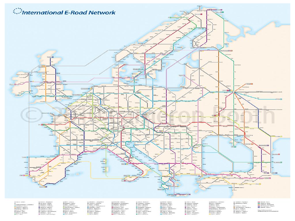 Europe Highway Map | Usa Map 2018