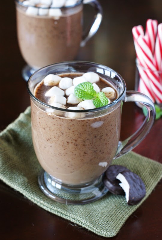 Peppermint Hot Chocolate - made with Peppermint Patties