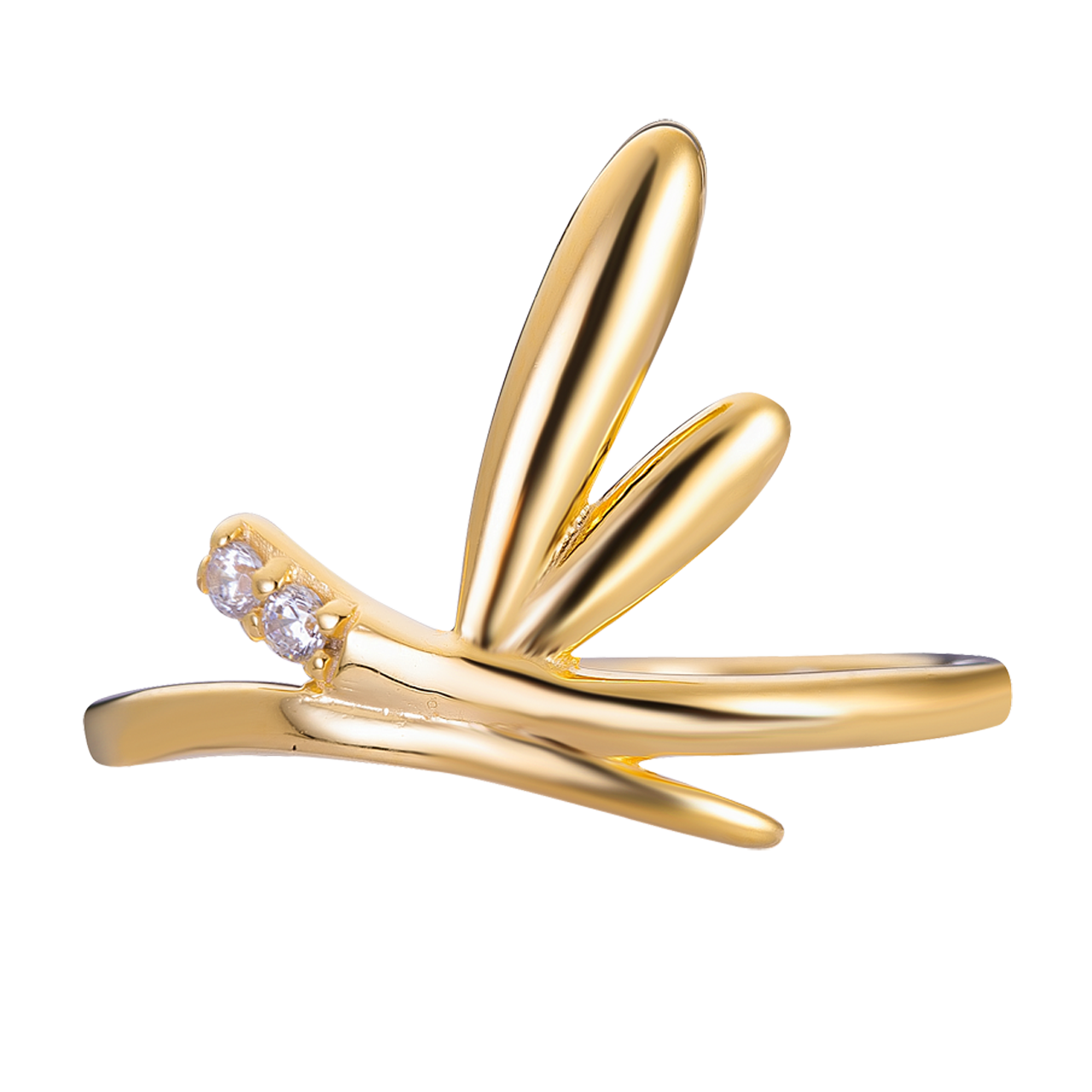 Nhẫn bạc đính đá PNJSilver Amazing Garden hình con chuồn chuồn XM00K000153