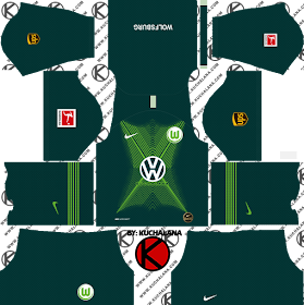 VfL Wolfsburg Kits 2019/2020 -  Dream League Soccer Kits