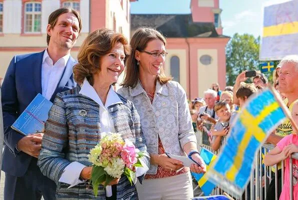 Queen visited the Isle of Mainau (Konstanz) on the occasion of the 25th anniversary