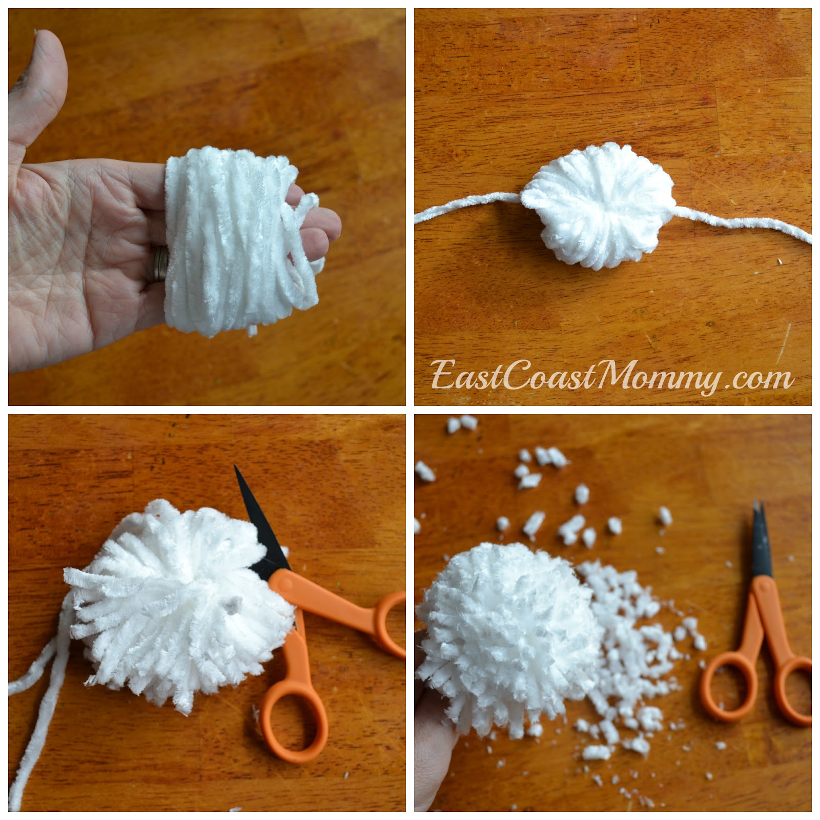 East Coast Mommy Things to Make With Pom Poms... including a pom pom