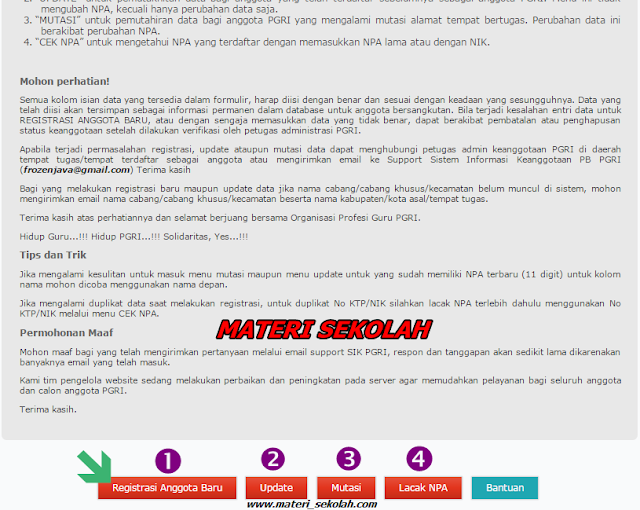 Cara Registrasi Anggota Baru PGRI Online