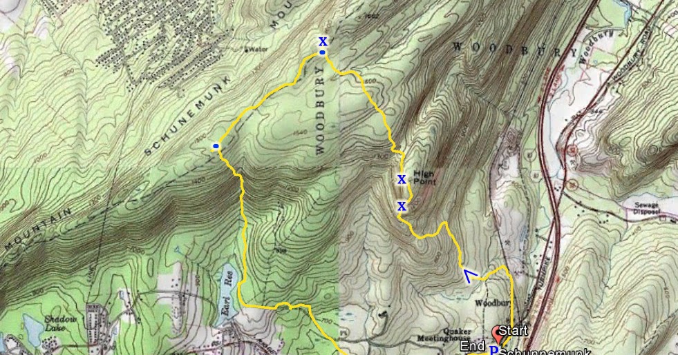 Schunemunk Mountain Trail Map Harriman Hiker: Harriman State Park And Beyond: Schunnemunk Mountain High  Knob Loop