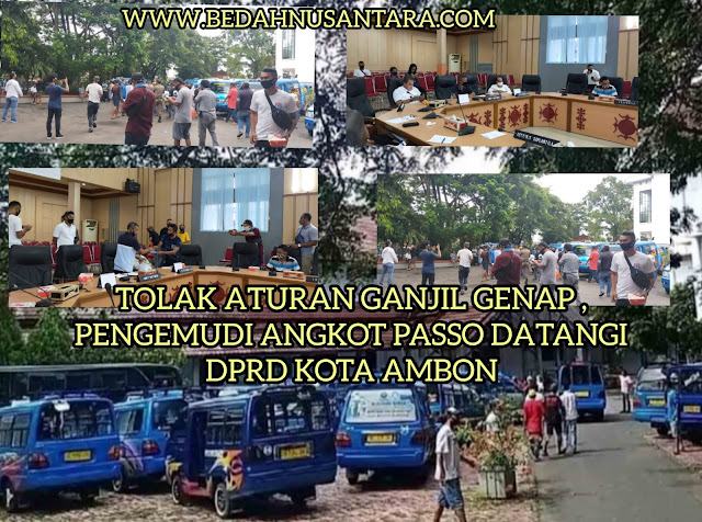 Tolak Aturan Ganjil Genap, Pengemudi Angkot Passo Datangi DPRD Kota Ambon 1 InShot 20200606 221443862