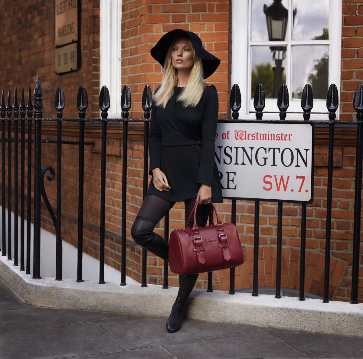 Kate Moss for Longchamp Fall 2011