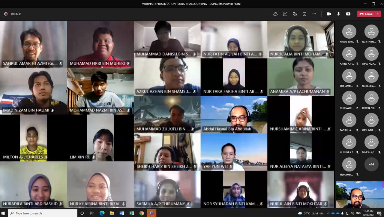 Webinar Presentation Tools In Accounting Politeknik Merlimau Melaka