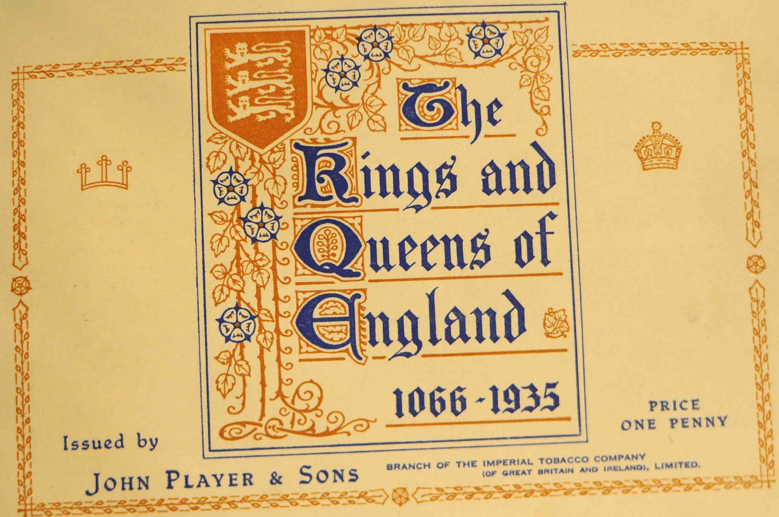 Old Vintage Gallery Album Foto "The King and Queens of England" 10661935