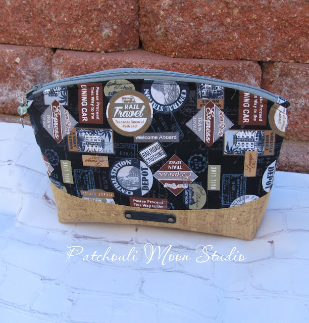 Patchouli Moon Studio~ 6 Clematis Pouches with Boxed Bottoms