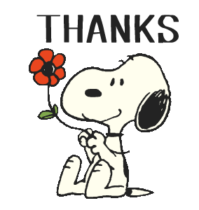 LINE Official Stickers - Snoopy: Peanuts (70's) Example with GIF Animation
