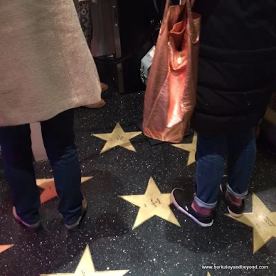 stars on entry floor of The Cameo Cinema in St. Helena, California