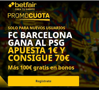 betfair promocuota Barcelona gana PSG 16 febrero 2021 betfair promocuota Barcelona gana PSG 16 febrero 2021