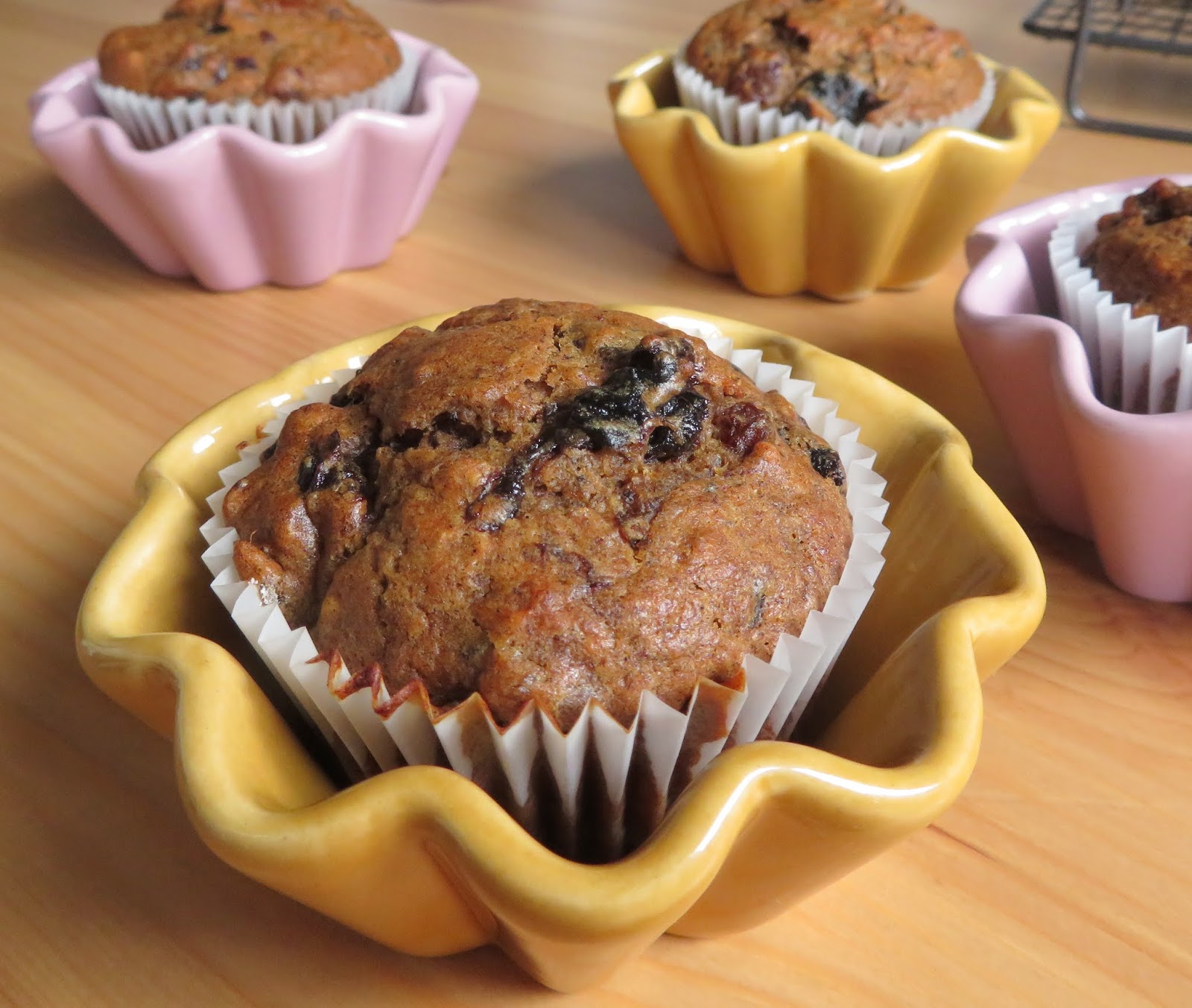Fruit & Nut Muffins The English Kitchen