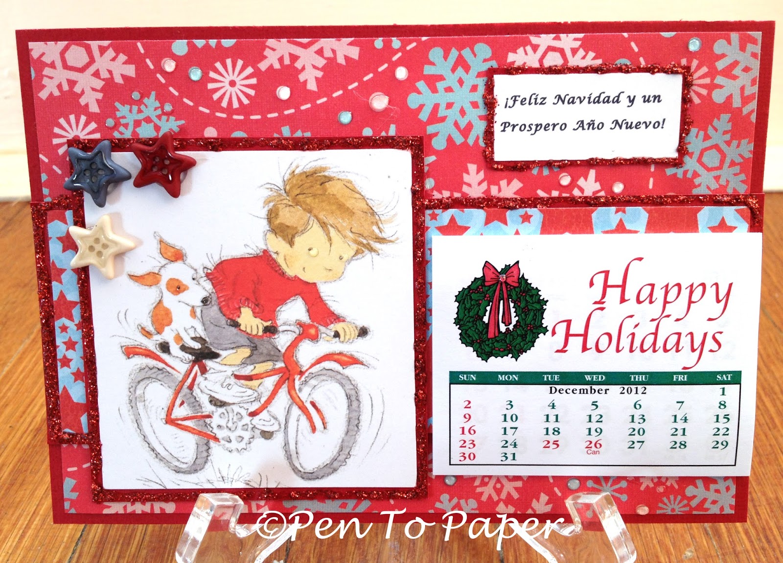 Pen To Paper Christmas Calendar Postcards