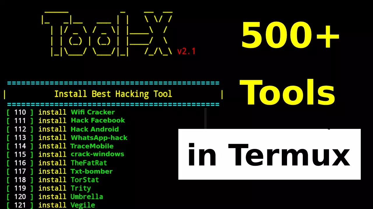 How to install 500+ Termux Tools at Once All Commands