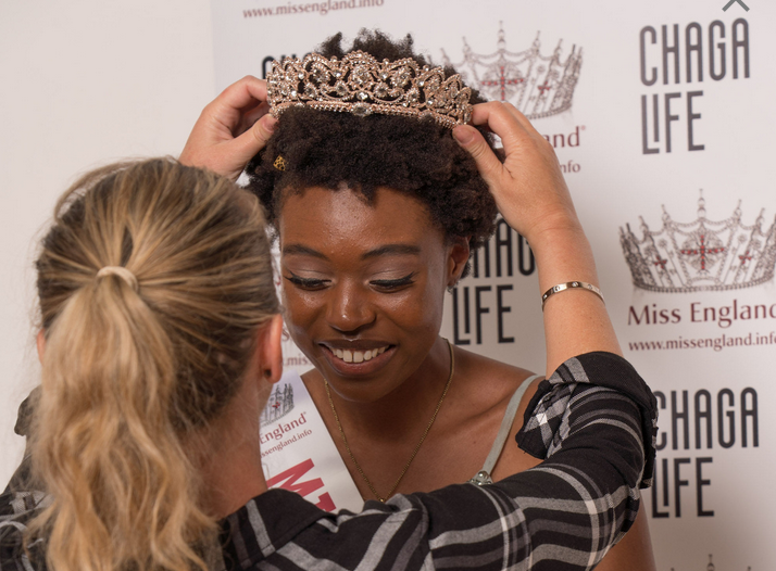 FIRST BLACK WOMAN TO WIN MISS LONDON BEAUTY PAGEANT IS ZIMBABWEAN BORN.