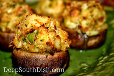 Crab Stuffed Mushrooms -image