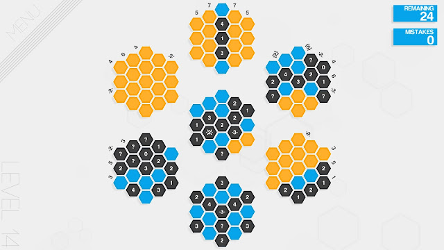 Screenshot from Hexcells Plus