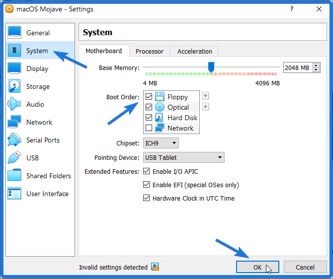 run macos on windows virtualbox