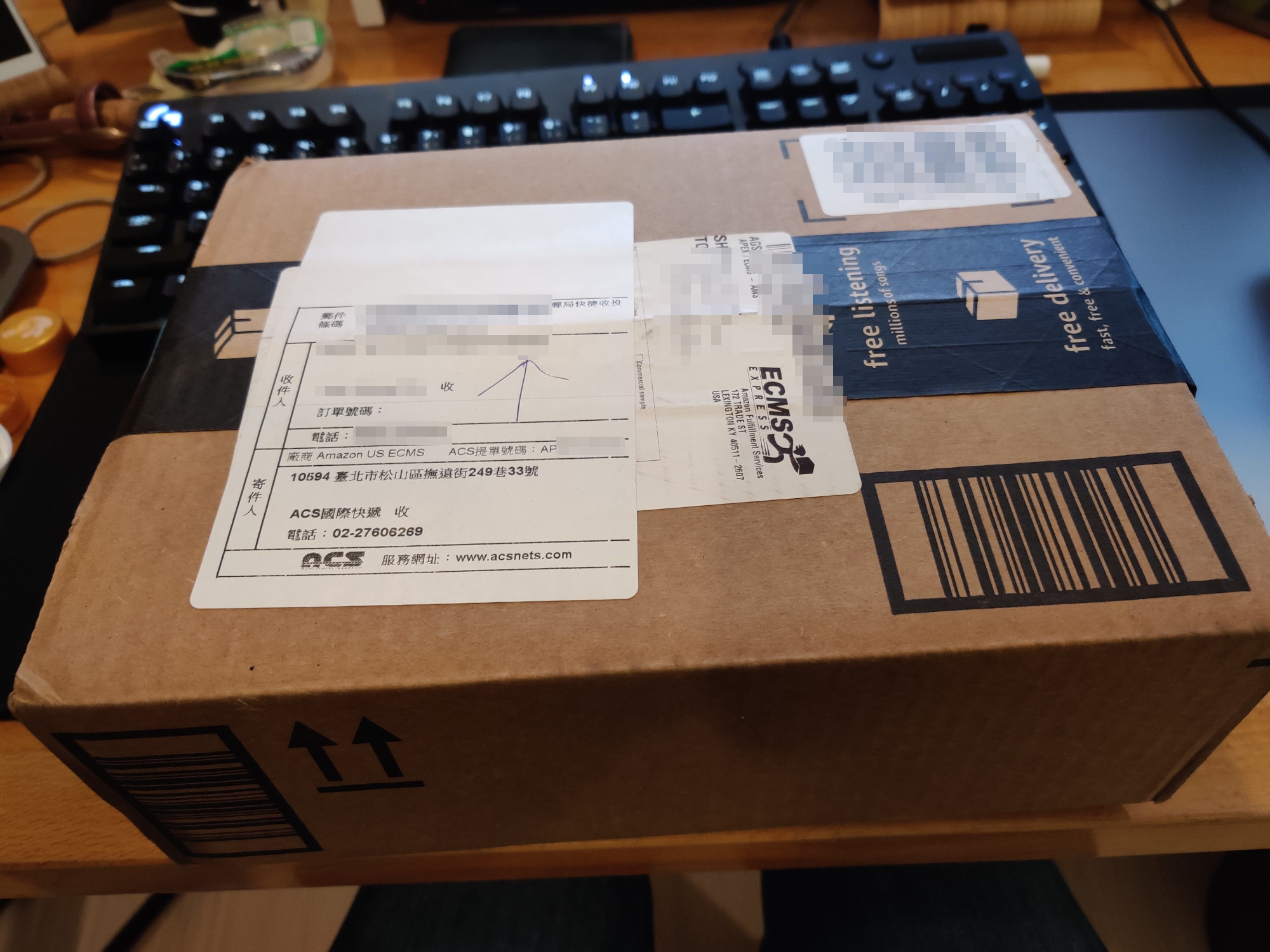美國亞馬遜購物記錄和收貨 50 Off的sony 降噪耳機wh Xb900n