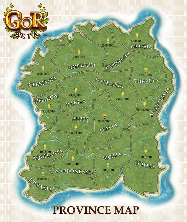 Mappa del gioco