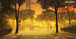 anime road junction luna night animation ani normal mclelun artwork
