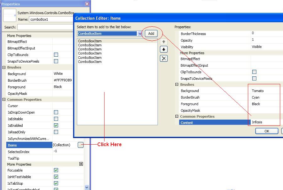 WPF and WCF Basics ComboBox in WPF