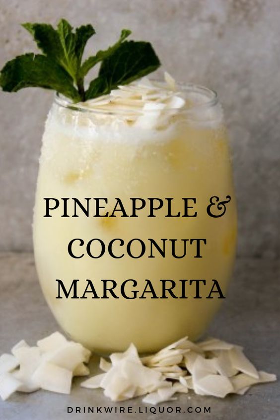 This Pineapple and Coconut Margarita is a unique twist on the classic Margarita. It's an easy to make cocktail that's perfect for any summer party.