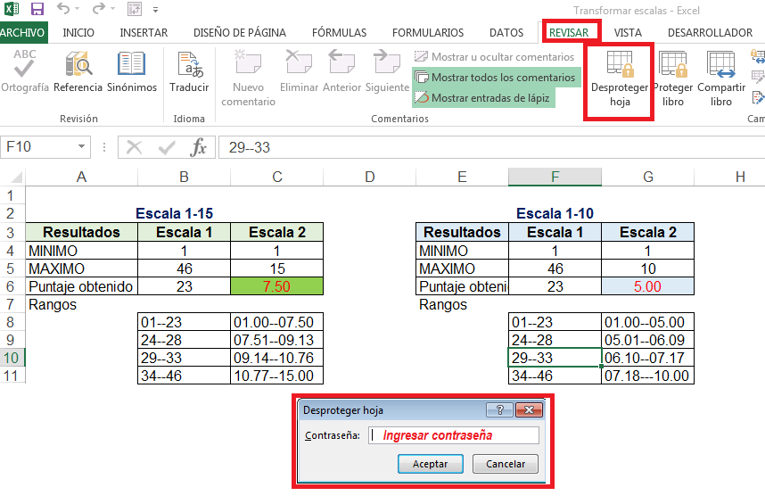 Data Scientist 23 Proteger celdas en