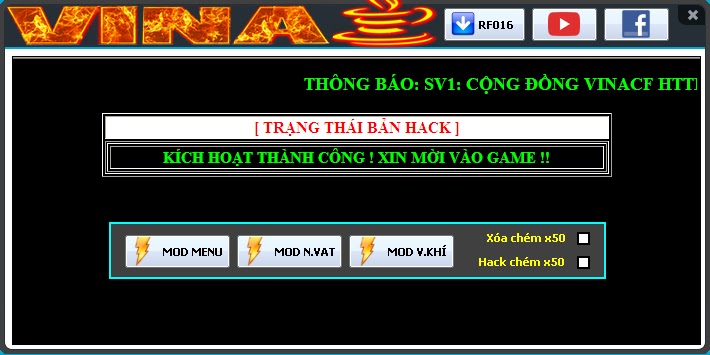 hack - Download Hack CF - Hack Đột Kích VinaCF Bản Mới Nhất 2017 1