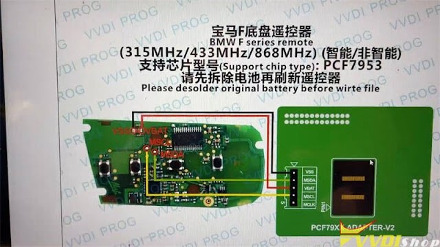 VVDI Prog V5.0.7 Renew BMW F Series PCF79XX Key 4