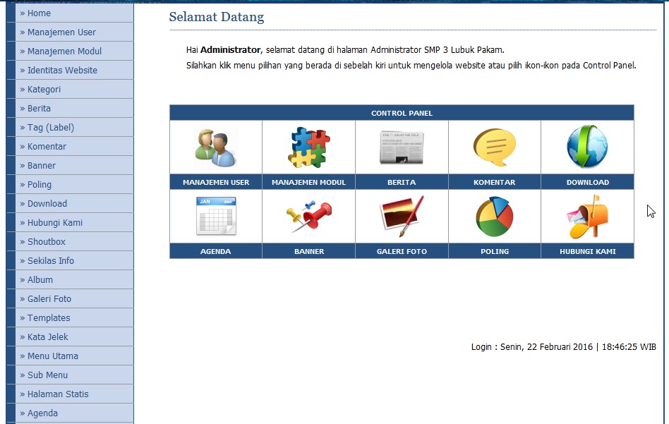 Source Code Media Informasi Akademik Sekolah Php Mysql