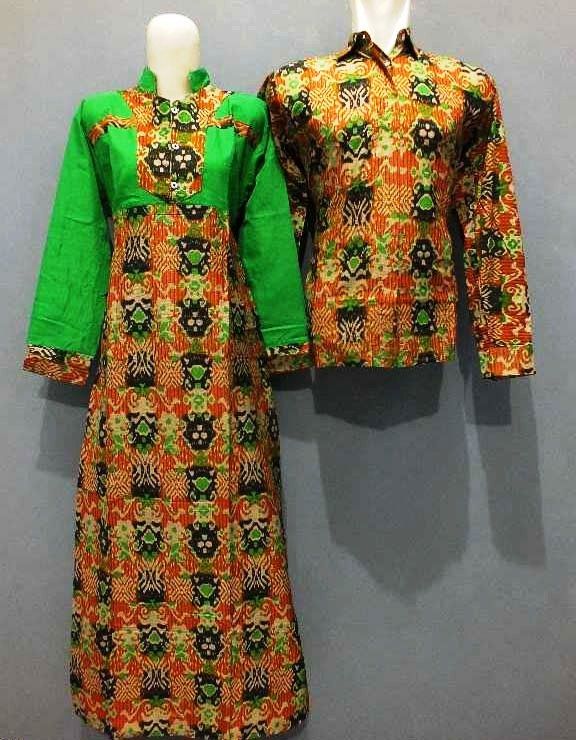 43 Model Baju  Batik Couple  Lengan Panjang Modern Khas ABG 