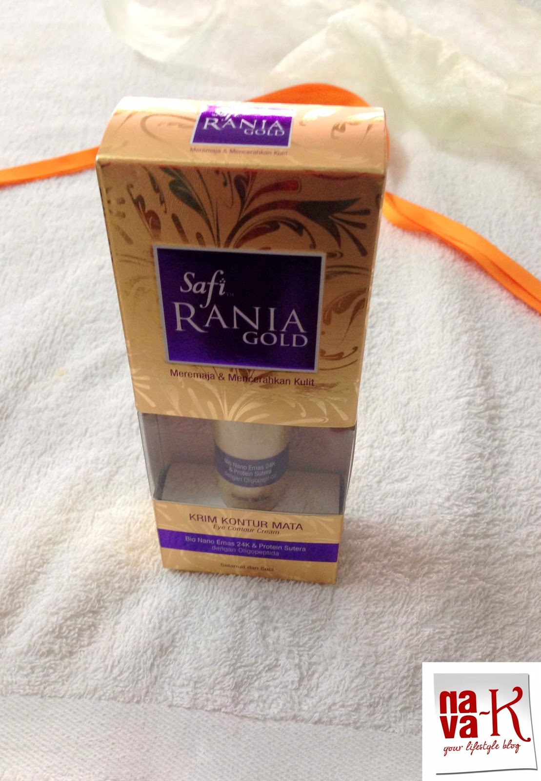 safi rania gold eye contour cream