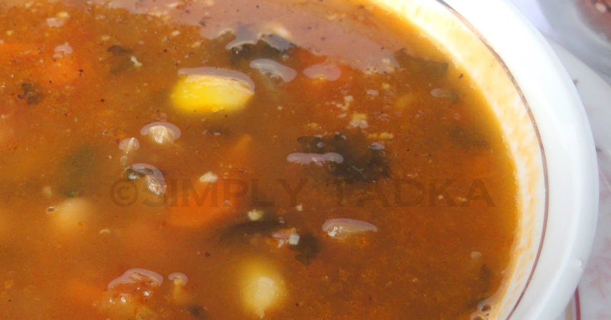 Mexican Bean Soup ~ Simply TADKA