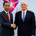 Disela Kesibukan KTT Asean Presiden Jokowi dan Wapres AS Bahas Kerjasama Perdagangan  