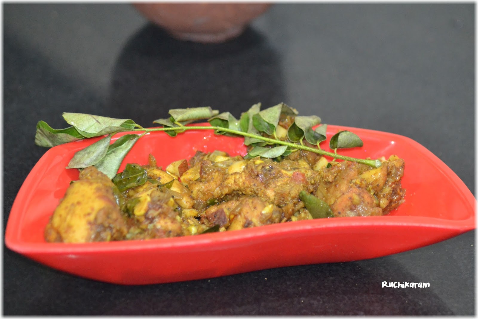 Ruchikaram Kerala Style Dry Pepper Chicken